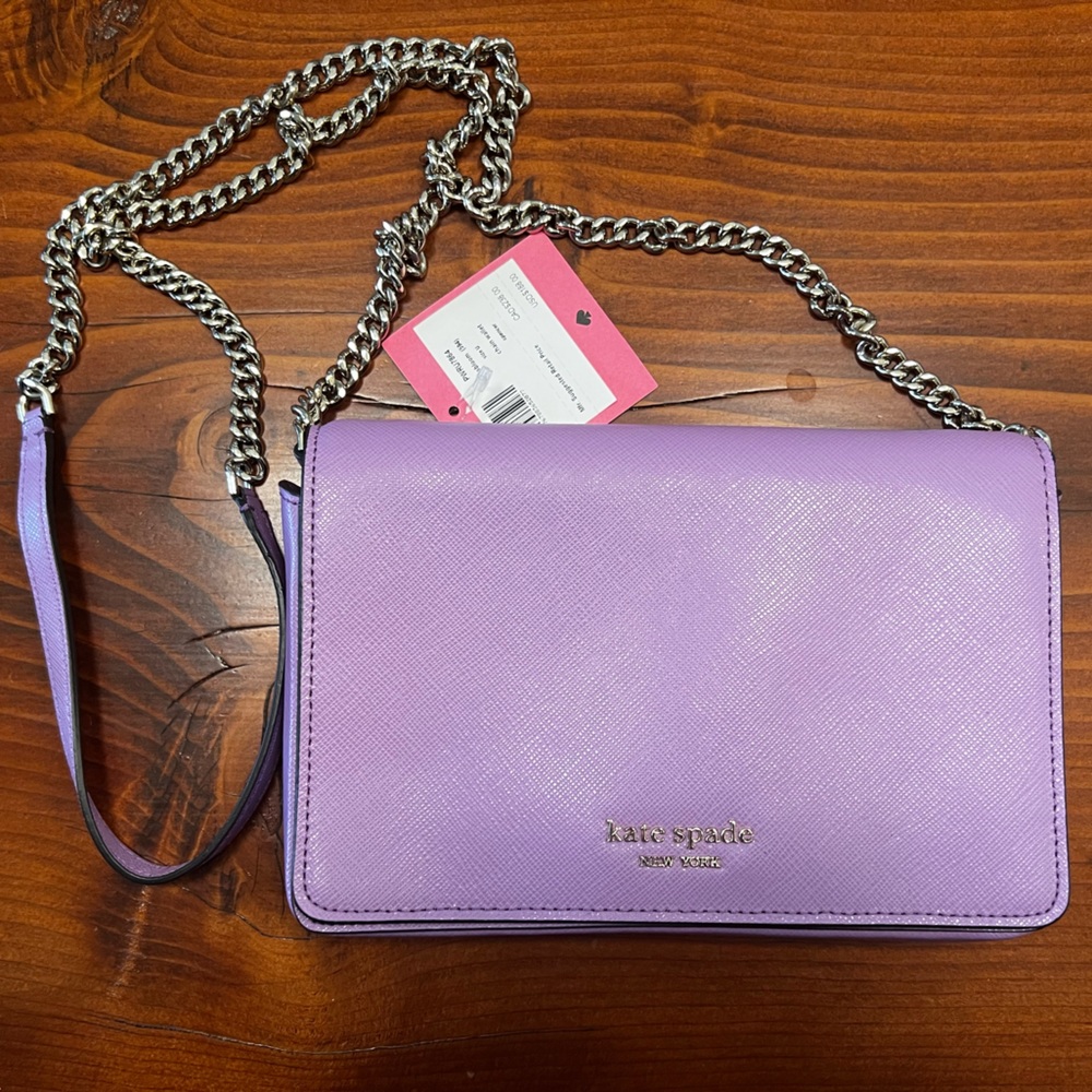Kate Spade Spencer Chain Wallet in Iris Bloom